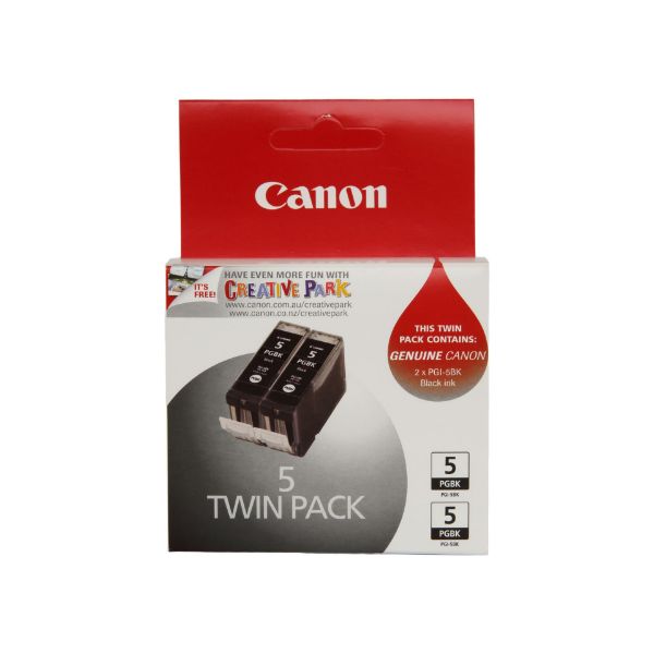 Picture of Canon PGI-5BK Black Twin Pack