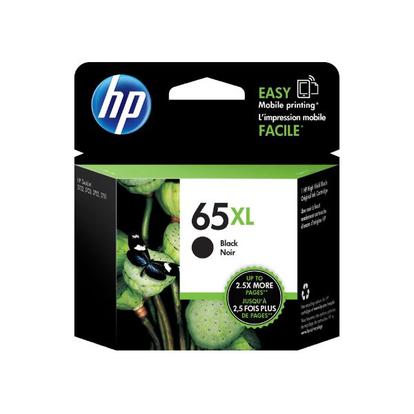 Picture of HP 65XL Black Ink Cartridge