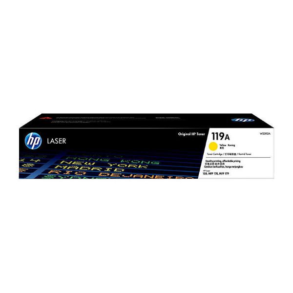 Picture of HP 119A Yellow Toner (W2092A)