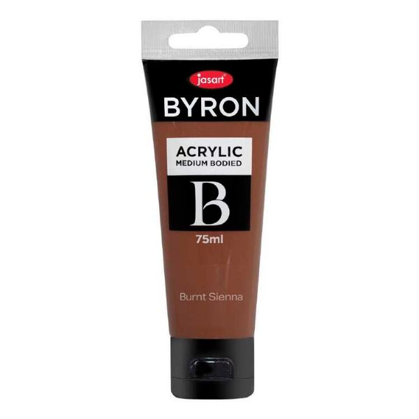 Picture of Jasart Byron Acrylic Paint 75ml Burnt Sienna