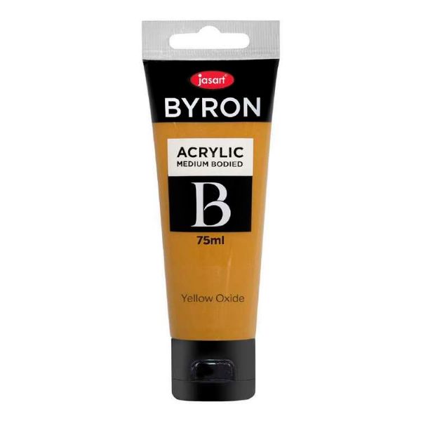 Picture of Jasart Byron Acrylic Paint 75ml Yellow Oxide