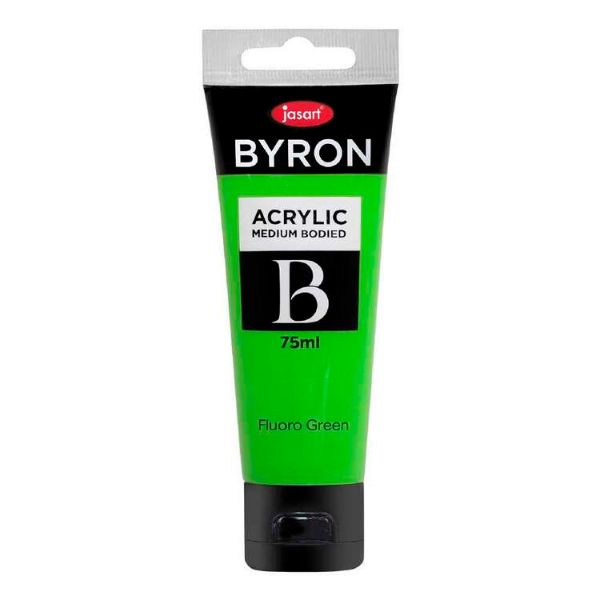 Picture of Jasart Byron Acrylic Paint 75ml Fluro Green