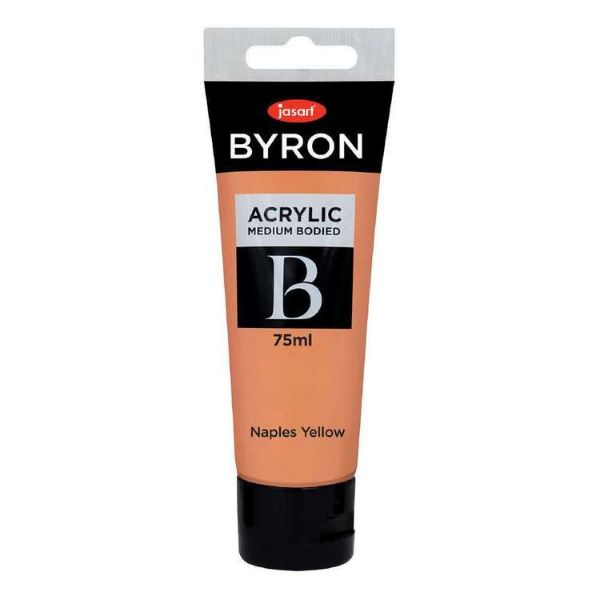 Picture of Jasart Byron Acrylic Paint 75ml Naples Yellow