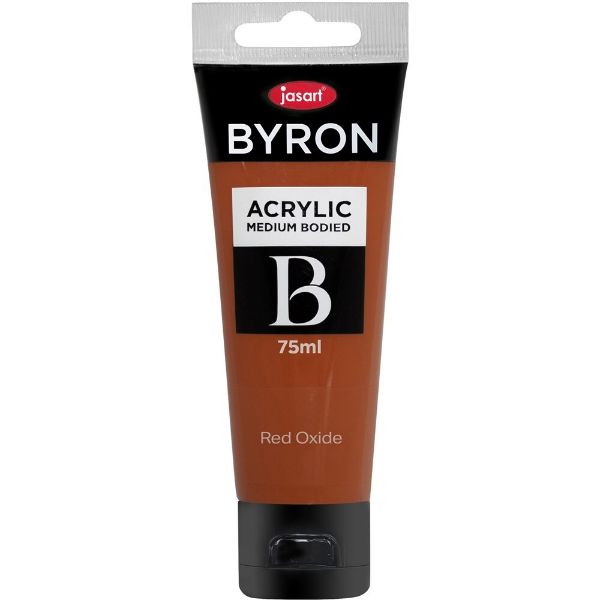 Picture of Jasart Byron Acrylic Paint 75ml Red Oxide