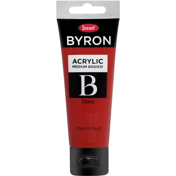 Picture of Jasart Byron Acrylic Paint 75ml Warm Red