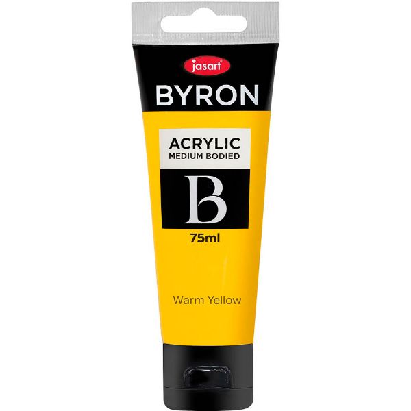 Picture of Jasart Byron Acrylic Paint 75ml Warm Yellow