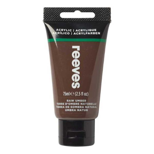 Picture of Reeves Acrylic Raw Umber 75ml