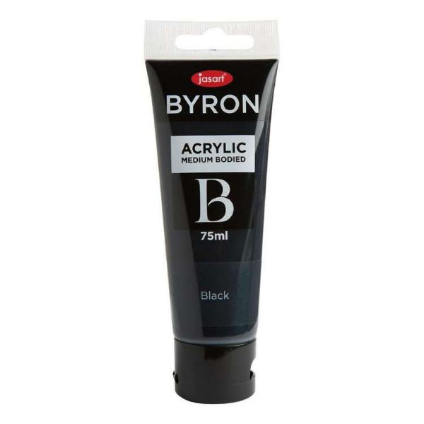 Picture of Jasart Byron Acrylic Paint 75ml Black