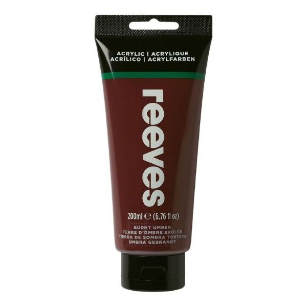 Picture of Reeves Acrylic Burnt Umber 75ml