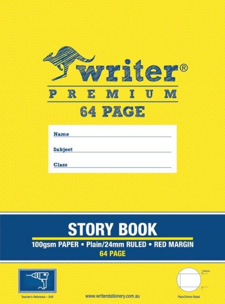 Picture of Writer Premium Story Book, 64-Pages, Plain/24mm Ruled