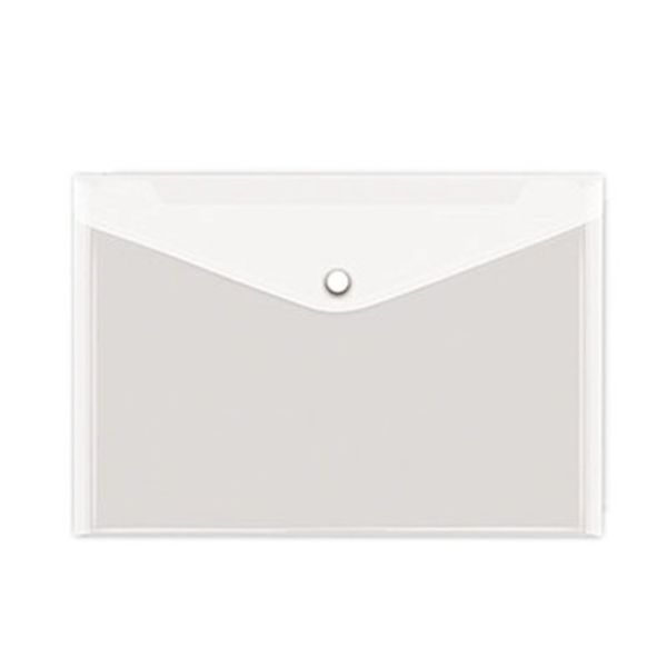 Picture of Razorline A4 Document Wallet, Clear, Button Enclosure