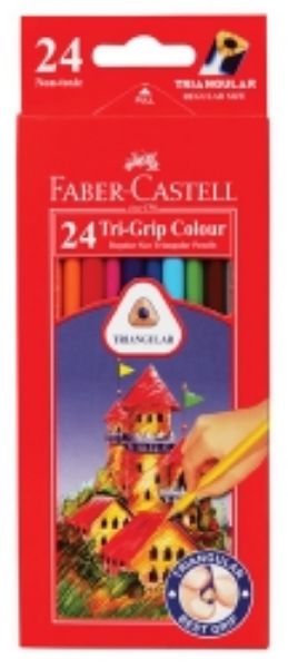 Picture of Pencils Coloured F/Castell Tri Grip 24pk