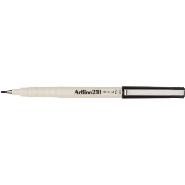 Picture of Artline 210 Pen 0.6mm Black