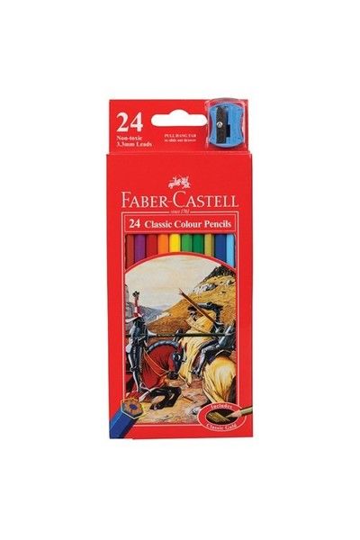 Picture of Pencils Coloured Faber-Castell 24pk