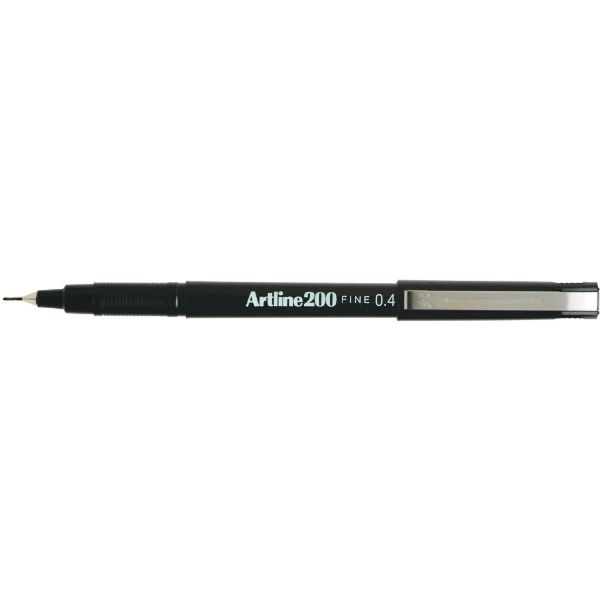 Picture of Artline 200 Fineliner Pen 0.4mm, Black