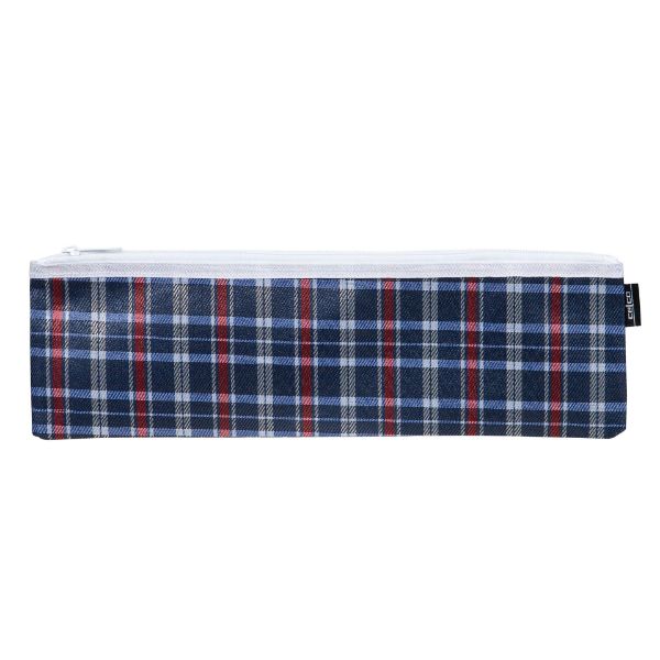 Picture of Celco Pencil Case 340x100 1 Zip Tartan