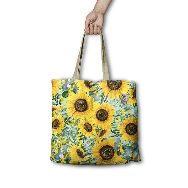 Picture of Sunflower Bright Shopping Bag Lisa Pollock