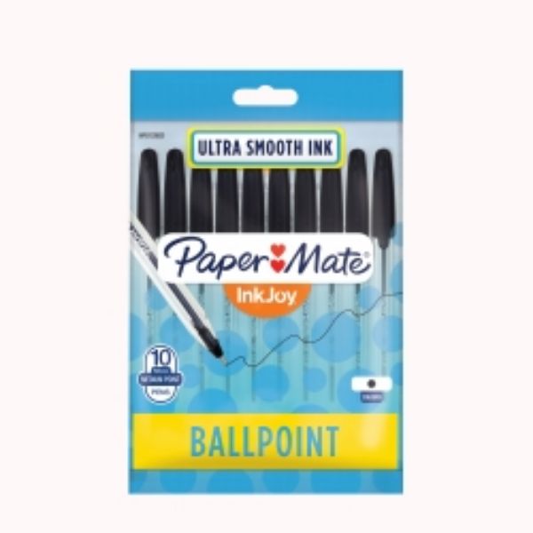 Picture of Papermate Inkjoy 100 1.0mm Black 10pk