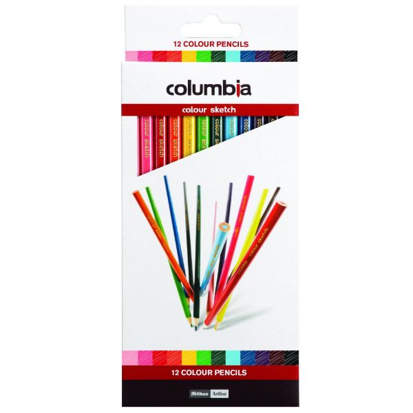 Picture of Columbia Coloursketch Colour Pencils, Round, 12-Pack