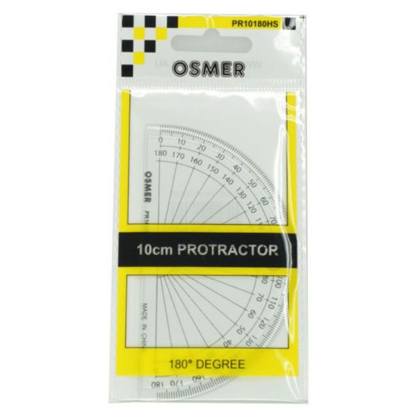 Picture of Osmer 180 Degree 10cm Protractor