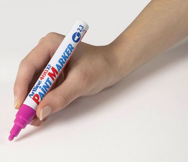 Picture of Artline 400 Permanent Paint Marker 2.3mm Bullet Pink