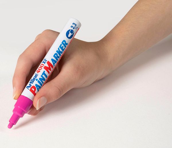 Picture of Artline 400 Permanent Paint Marker 2.3mm Bullet Pink