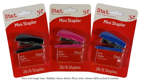 Picture of Stat Mini Stapler 26/6 with 1000 Staples