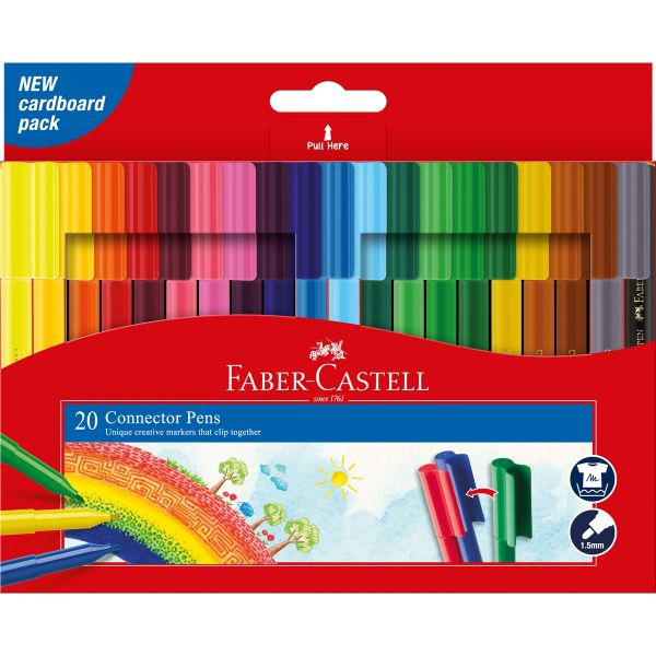 Picture of Faber-Castell Connector Pens 20-Pack