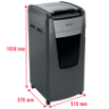 Picture of Rexel Optimum AutoFeed+ 600M Automatic Micro Cut Paper Shredder P-5