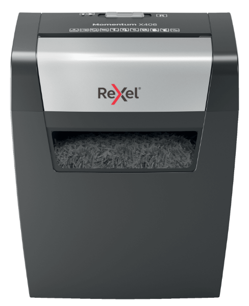 Picture of Rexel Momentum X406 Cross Cut Paper Shredder P-4