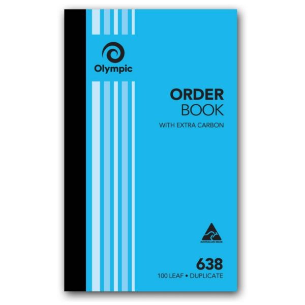 Picture of Olympic #638 Order Book, with Extra Carbon, Duplicate, 100-Leaf