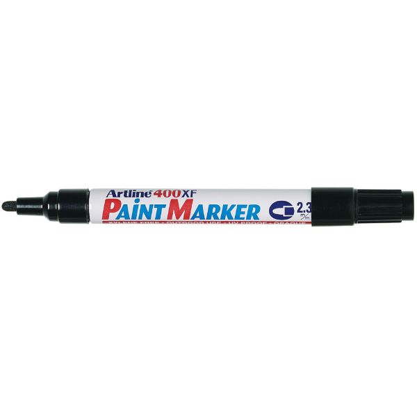 Picture of Artline 400 Permanent Paint Marker 2.3mm Bullet Black