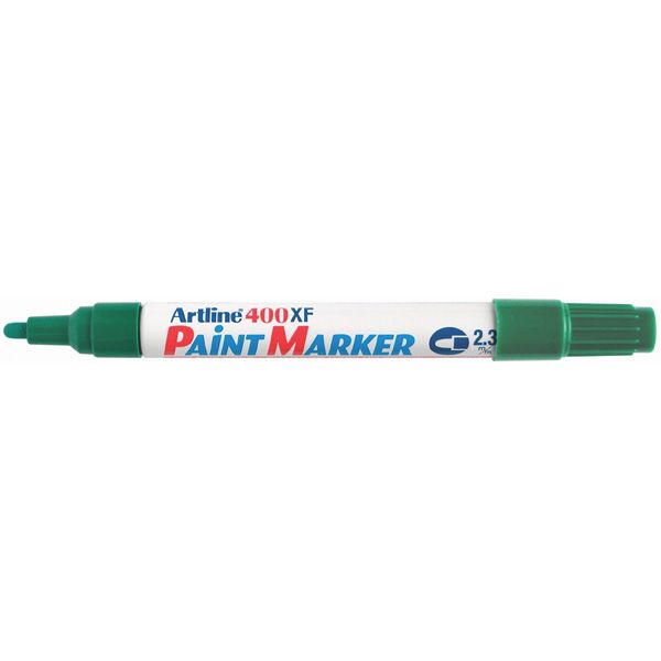 Picture of Artline 400 Permanent Paint Marker 2.3mm Bullet Green