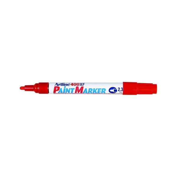 Picture of Artline 400 Permanent Paint Marker 2.3mm Bullet Red