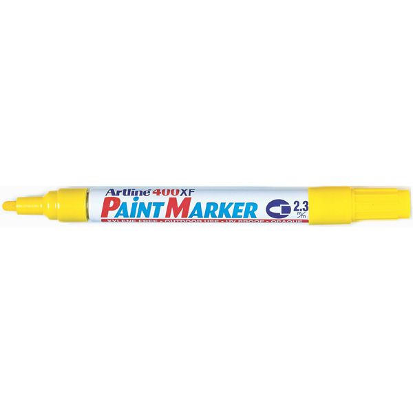 Picture of Artline 400 Permanent Paint Marker 2.3mm Bullet Yellow