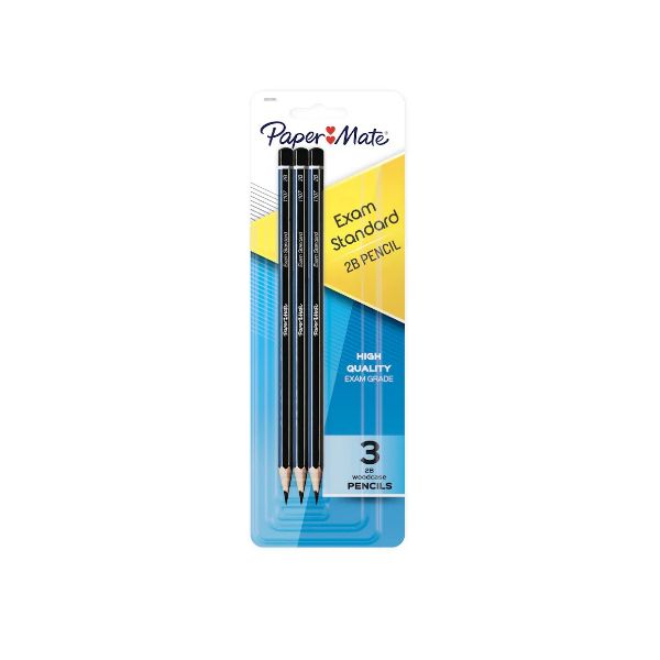 Picture of Paper Mate Exam Standard Woodcase Pencil, 2B Lead