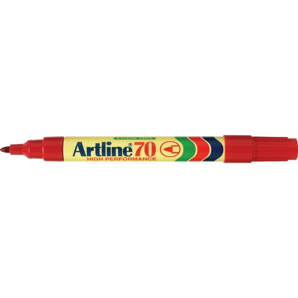 Picture of Artline 70 Permanent Marker Red 1.5mm