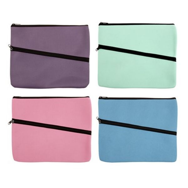 Picture of Pencil Case Plain 2 Zip EVA 320x250mm