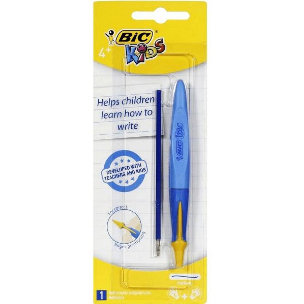 Picture of BIC Kids Learn How to Write Pen Blue 1.0mm