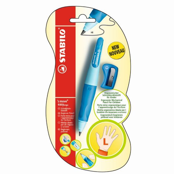 Picture of Stabilo Easy Ergo Pencil Mechanical HB Blue Left Handed